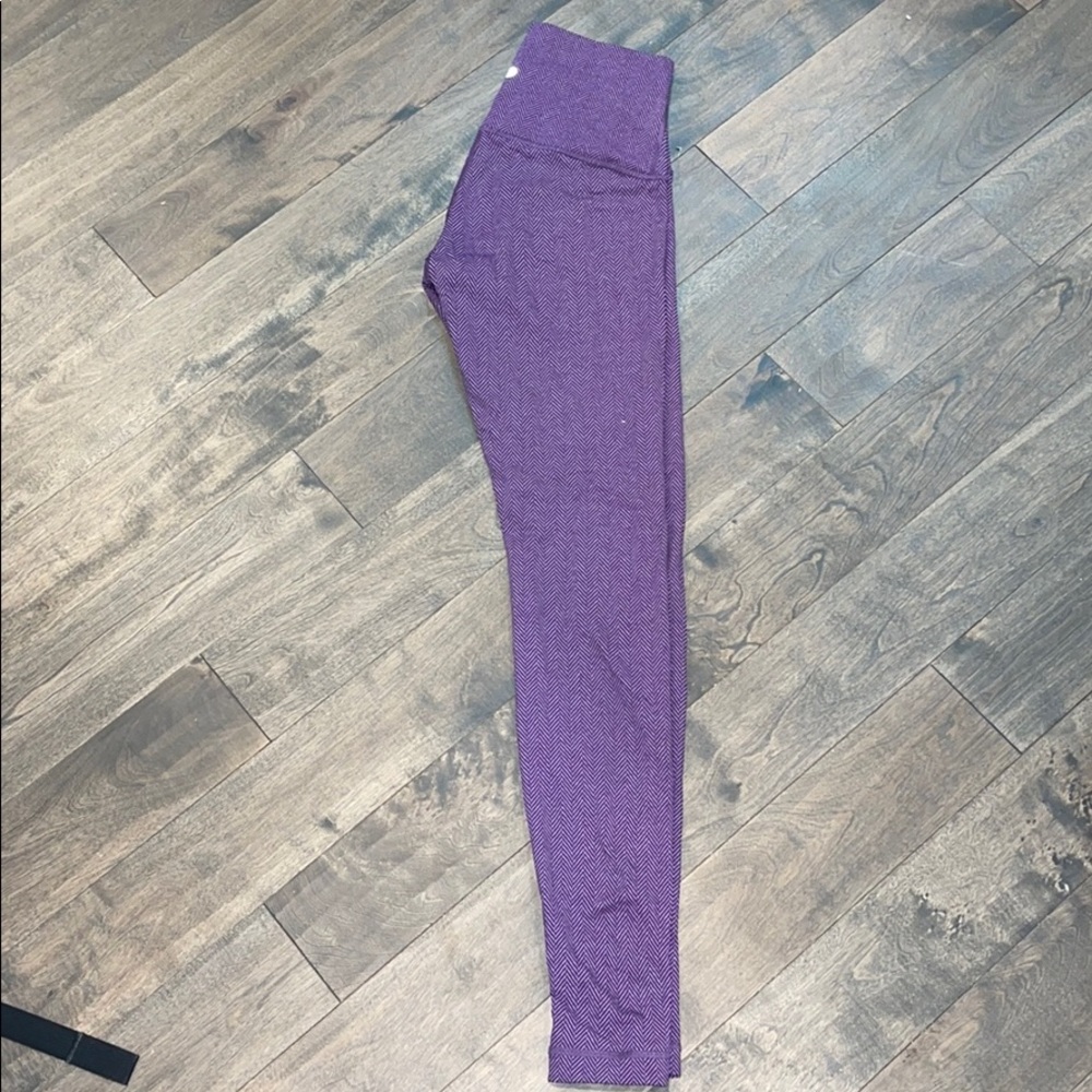 Purple printed lululemon leggings